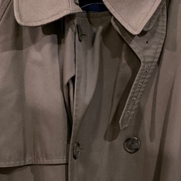 Perusal Taupe Trench Coat size 40S - Picture 3 of 14